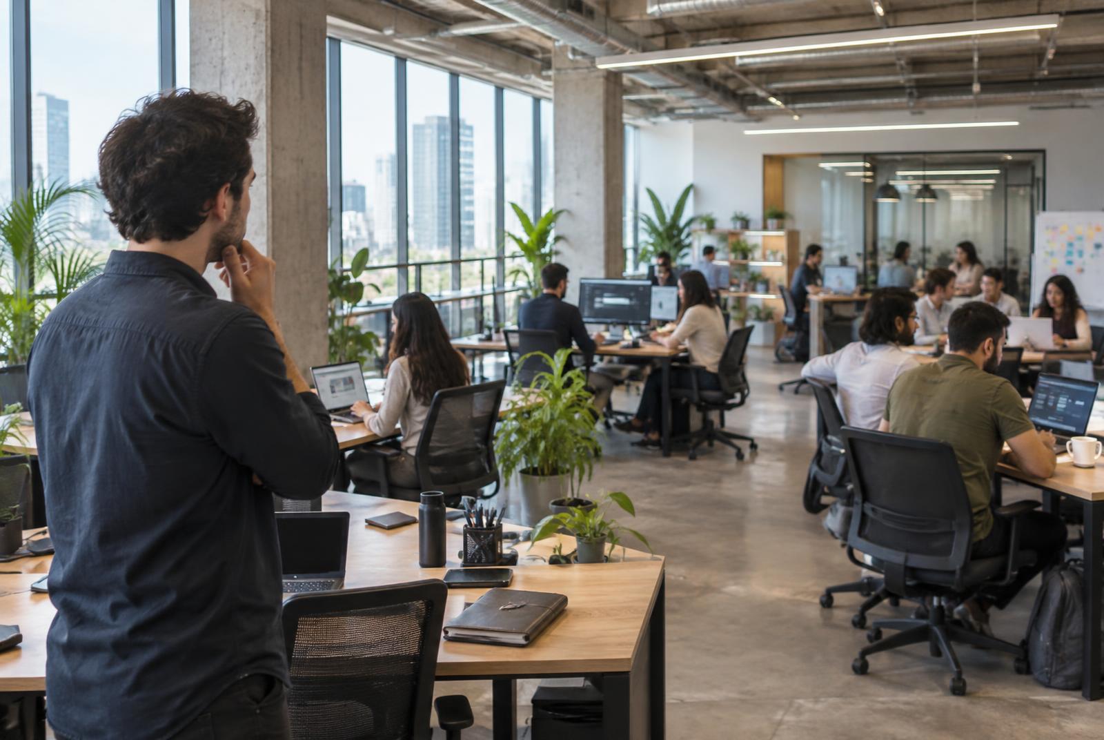 Teams arbeiten parallel an verschiedenen KI-Themen