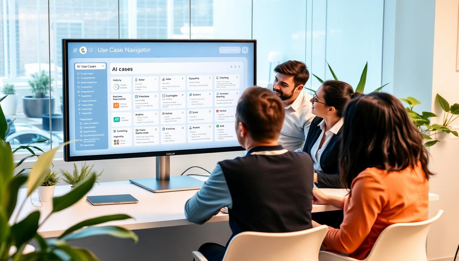 Team using the Use Case Navigator